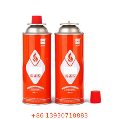 Válvula de fogão a gás de butano com tampa vermelha universal adequada para cartuchos de butano