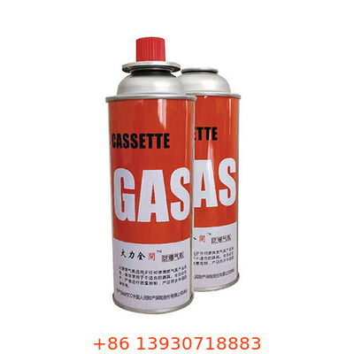 Válvula de aerossol para fogão a butano com tampa protetora vermelha e botão de controle de fluxo de precisão