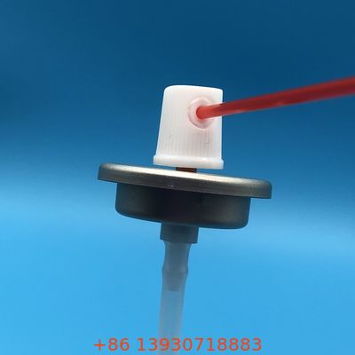 Válvula de pulverização de limpador do carburador compatível com formulações químicas de alto solvente