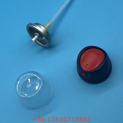 Válvula de spray de desodorante corporal compatível com opções personalizáveis de caule e caixa