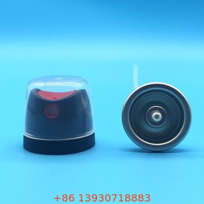 Válvula de pulverização corporal de desodorante perfumado com construção metálica resistente a vazamentos