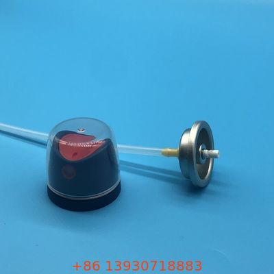 Válvula de pulverização corporal de desodorante perfumado com construção metálica resistente a vazamentos