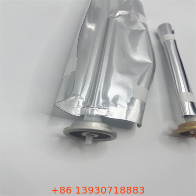 Capacidade personalizada válvula de saco de aerossol de prata -20-60°C Pressão do cilindro ecológica