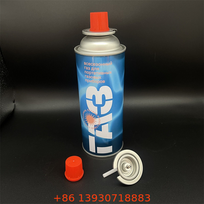 Canister de combustível de butano para fogões e aquecedores portáteis.