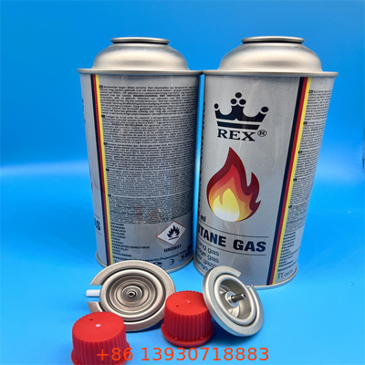 Cisterna de gás de butano de 65 x 158 mm para equipamento de cozinha ao ar livre