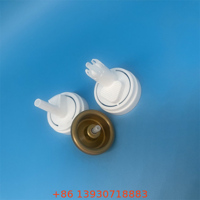 Mousse de cabelo válvula de distribuição controle de neblina fina para precisão de estilo