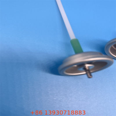 Valva de medição de aerossóis compatível com latas de alumínio e lata