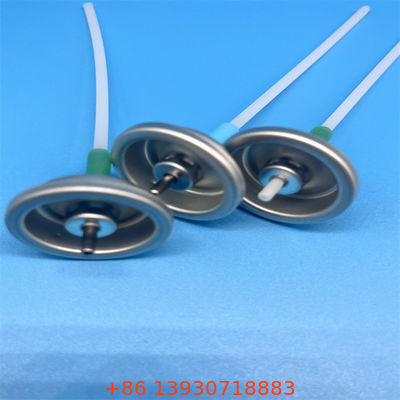 Valva de medição de aerossóis compatível com latas de alumínio e lata