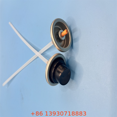 Pintura de pulverização natural padrão válvula de aerossol Copo de montagem de chapa de estanho lacado