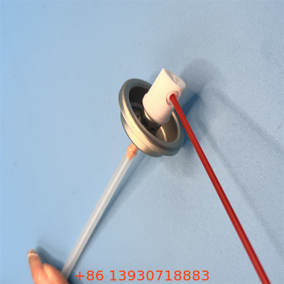 Componente de pintura de pulverização de primavera de aço inoxidável com válvula de aerossol de dupla abertura para projetos DIY