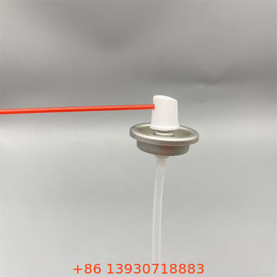 Valva de limpeza de carburador de alto desempenho, válvula de distribuição de aerossóis resistente a solventes para limpador de carboidratos automotivos e manutenção do sistema de combustível