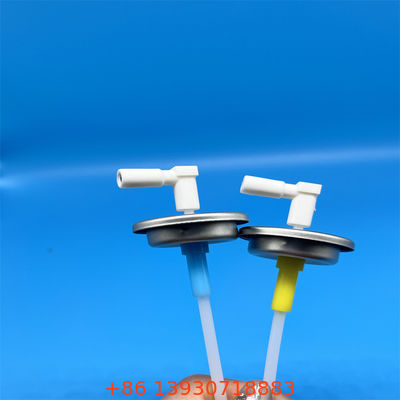 Uma válvula de aerossol de dose medida de uma polegada projetada para precisão de dosagem consistente