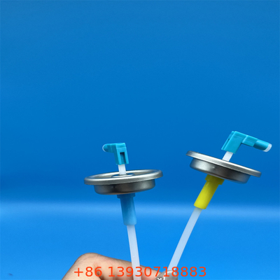 Válvula de aerossol medida em placas de estanho com pulverização consistente para aplicações médicas e industriais