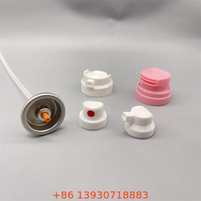 Válvula e atuador de aerossol de espuma de barbear para creme de barbear masculino e feminino