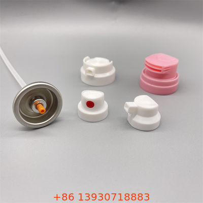 Válvula e atuador de aerossol de espuma de barbear para creme de barbear masculino e feminino