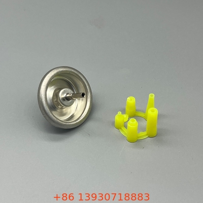 Válvula de pulverização de reabastecimento de gás de alta precisão para reabastecimento portátil de butano ¥ 1/4&quot; NPT