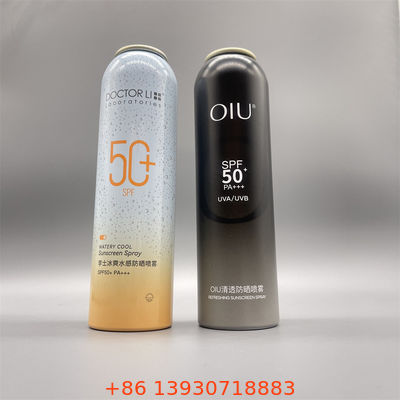 Um recipiente de alumínio de aerossol premium. Leve, resistente à corrosão e ecológico.