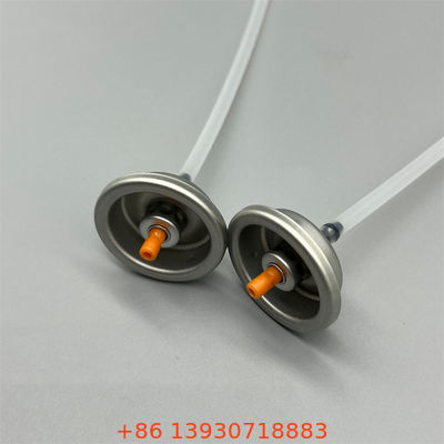 Valva de pulverização de oxigénio em aerossol. Dispensador de precisão para pulverização de oxigénio, bem-estar e beleza.