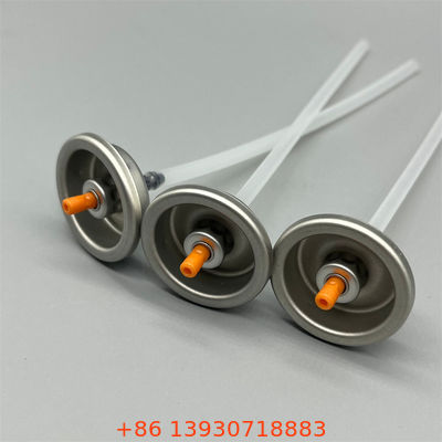 Valva de pulverização de oxigénio em aerossol. Dispensador de precisão para pulverização de oxigénio, bem-estar e beleza.