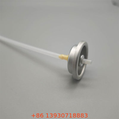 Válvula de spray antitranspirante de alta saída para desodorantes de mercado de massa com compatibilidade de enchimento rápido e evidência de adulteração