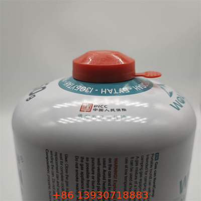 Canister de Butano de 220 g de alta precisão para tochas culinárias com controle de chama ergonômico