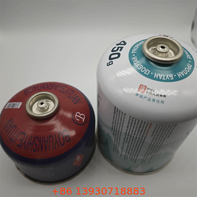 Canister de Butano de 220 g de alta precisão para tochas culinárias com controle de chama ergonômico