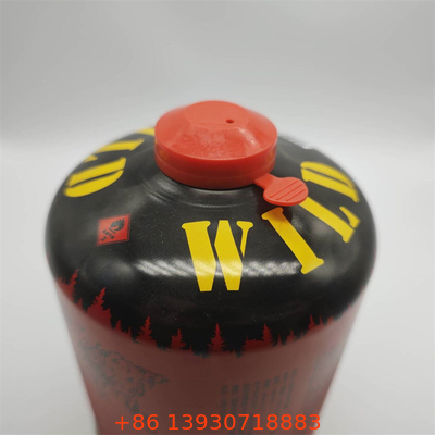 Canister de Butano de 220 g de alta precisão para tochas culinárias com controle de chama ergonômico