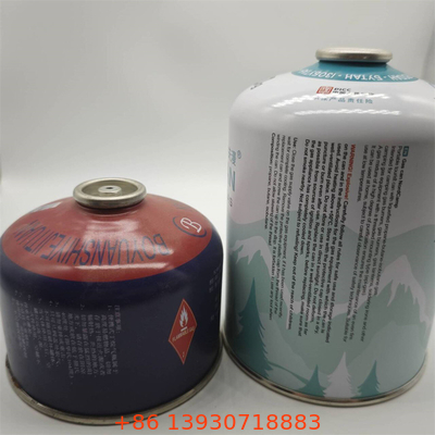 Cisterna de butano recarregável de 220 g Premium para fogões de acampamento ao ar livre com válvula à prova de vazamento