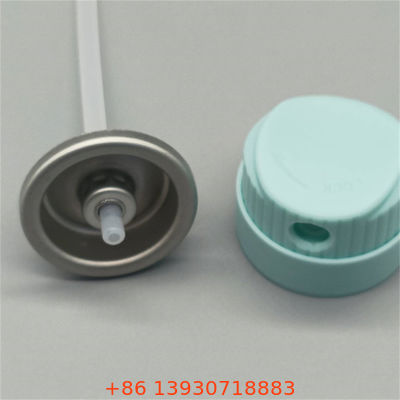 Válvula de aerossol de protetor solar para uso em sprays cosméticos   Soluição de embalagem para cuidados com a pele com atuador   Dispensador de névoa contínua para proteção UV