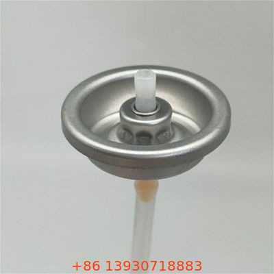 Válvula de spray antitranspirante compacta e compatível com a TSA com atuador para cuidados pessoais em tamanho de viagem, apresentando design à prova de vazamentos e estável à pressão