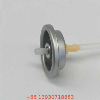 Válvula de spray antitranspirante compacta e compatível com a TSA com atuador para cuidados pessoais em tamanho de viagem, apresentando design à prova de vazamentos e estável à pressão