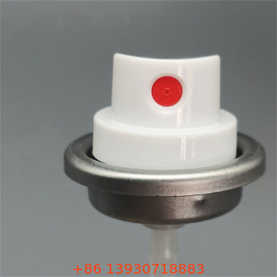 Válvula de pulverização de brilho capilar profissional de salão com atuador para produtos de estilo de luxo com tecnologia ultra-fina de névoa e anti-obstrução