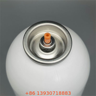 Válvula de aerossol de cor para cabelo para aplicações de spray de salão de beleza Válvula de distribuição cosmética para uso temporário de corante capilar