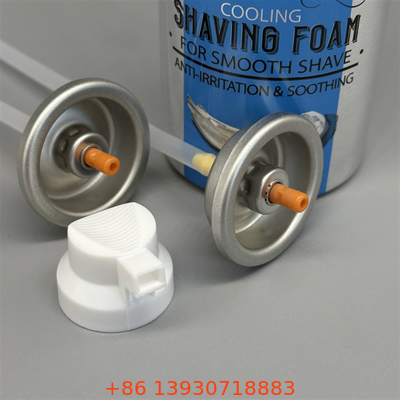 Valva de espuma de barbear de luxo para pele sensível com distribuição suave