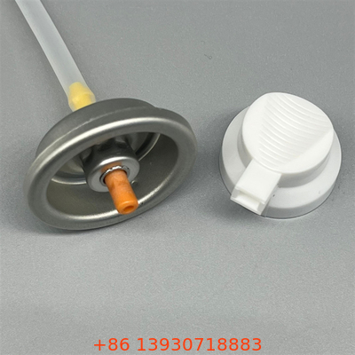 Válvula de espuma de barbear de ajuste universal para latas de aerossóis de várias marcas com controlo de caudal ajustável