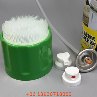 Válvula de solução de limpeza de espuma ecológica para limpeza verde com materiais recicláveis