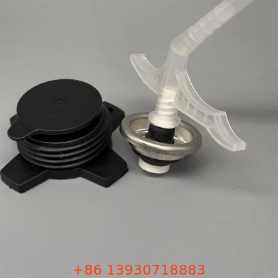 Válvula de espuma PU leve com haste curta para jardinagem com fluxo ajustável