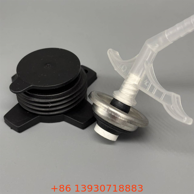 Válvula de espuma de PU de precisão com caule curto para artesãos com controle fino