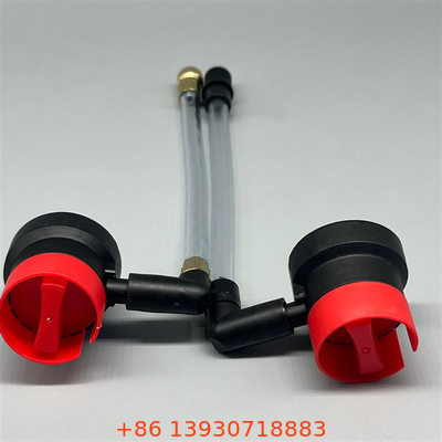 Válvula infladora de pneus de alto desempenho para veículos pesados com construção resistente à corrosão