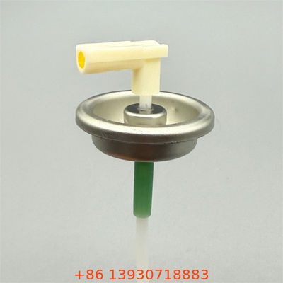 Válvula de medição ambientalmente otimizada para sistemas de refrescadores de ar sustentáveis com vedações biocompativeis e garantia de vazamento zero