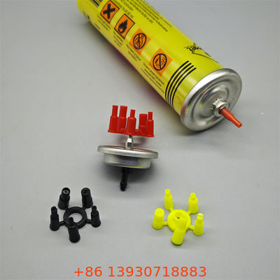 Válvula de recarga de gás para isqueiro de alto desempenho com adaptador para uso intensivo com tolerância a alta pressão