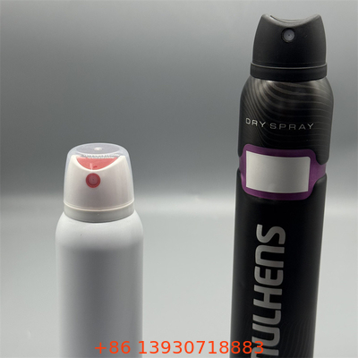 Válvula de Spray Corporal Desodorante de Alta Gama para Cosméticos de Luxo com Detalhes Metálicos e Tecnologia de Névoa Micro-Fina