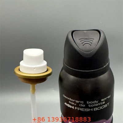 Valva de pulverização corporal de desodorante sustentável para produtos naturais com materiais ecológicos