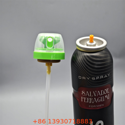 Valva de pulverização corporal de desodorante de precisão para marcas de luxo com design elegante e elegante