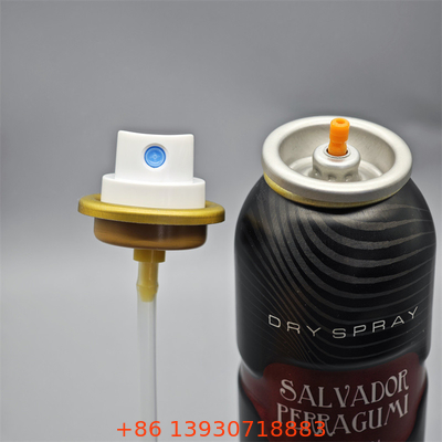 Válvula de pulverização corporal de desodorante robusta para cosméticos com design à prova de vazamento e ergonômico