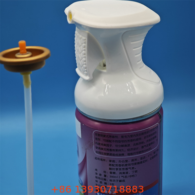 Válvula de refrescador de ar de pulverização de aerossóis resistente a vibrações para sistemas de cabine de veículos com tecnologia SecureFit anti-fuga