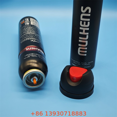 Válvula de spray corporal para desodorante altamente personalizável para produtos de higiene pessoal distintivos da marca, com atuadores sob medida e acabamentos exclusivos