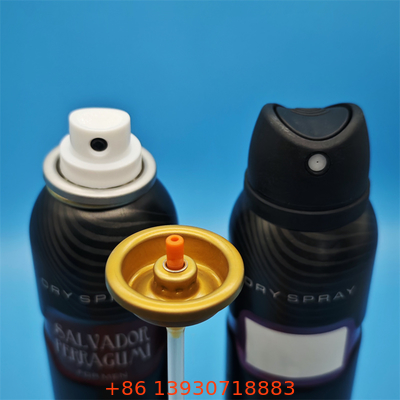 Válvula de spray corporal desodorante compatível com alta velocidade para marcas de cuidados pessoais e empresas de enchimento por contrato do mercado de massa, com construção robusta e saída consistente