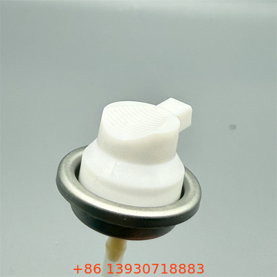 Compacta válvula de limpeza de espuma para produtos de higiene pessoal com dispersão suave de espuma