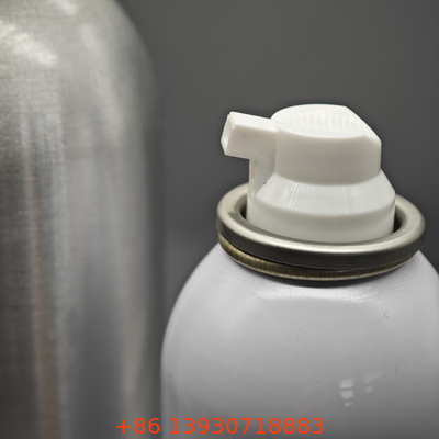 Compacta válvula de espuma de barbear para kits de higiene de viagem com vedação à prova de vazamento e fácil operação